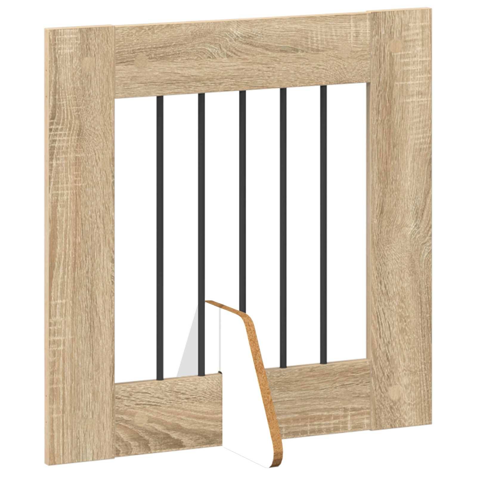 ComfortXL - Barrière pour chien bois ingénierie intérieur pliable 8 panneaux chêne sonoma - ComfortXL Outdoor Living - Image 3