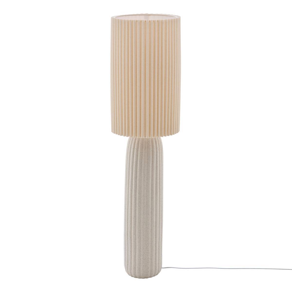 Atmosphera - Lampadaire Kenan beige H122cm - Atmosphera Créateur d'intérieur - Image 2