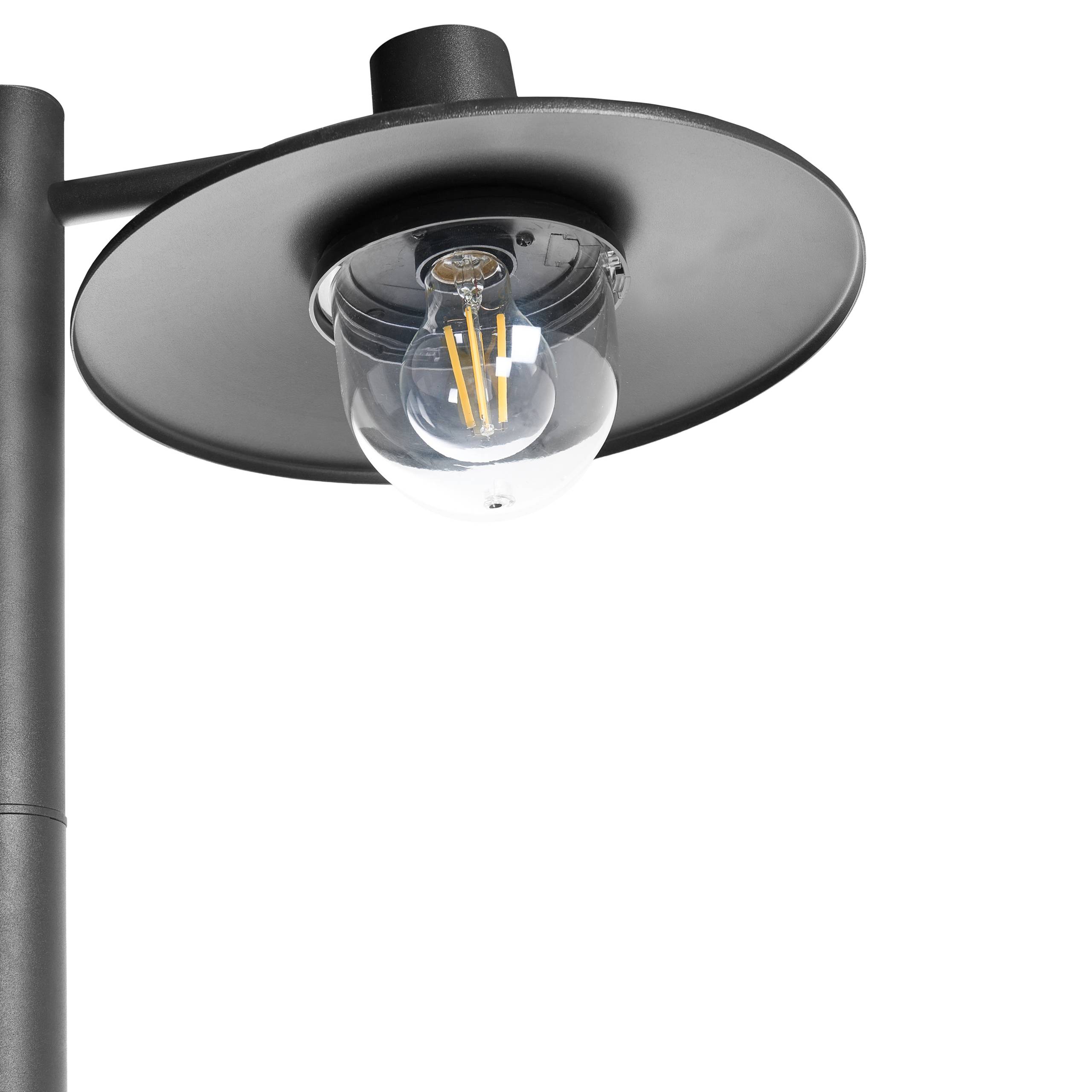 Beliani - Réverbère Aluminium Noir BARALIA - Beliani - Image 5