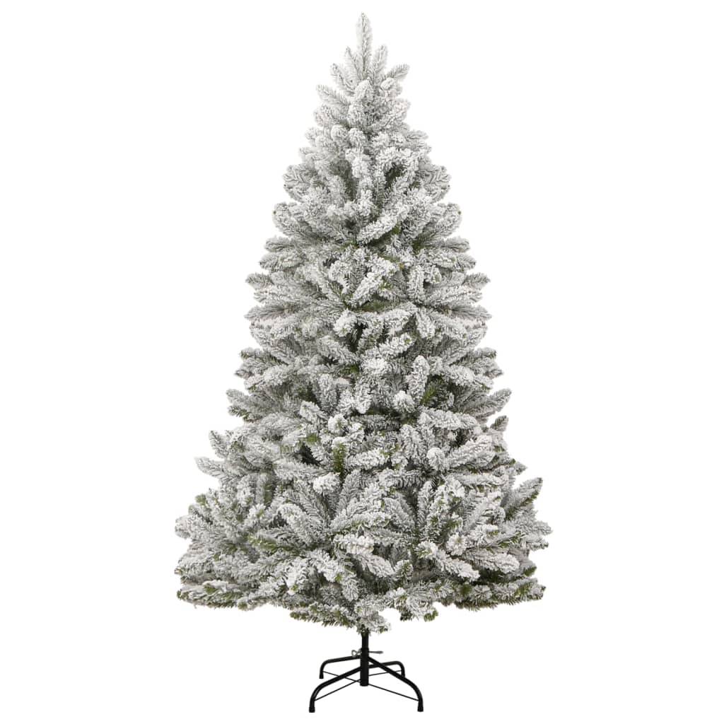 Sapin de Noël | Arbre de Noël artificiel à charnières avec neige floquée 270 cm Maison Chic