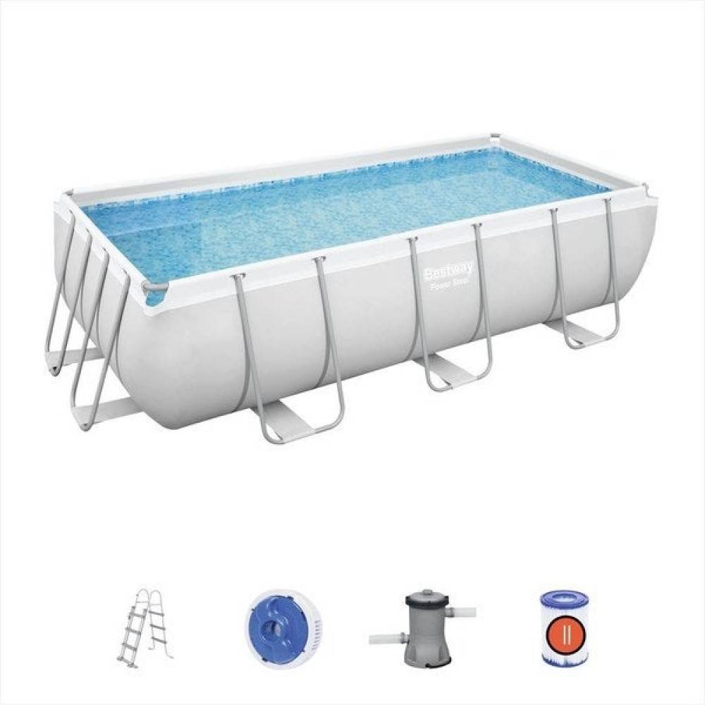 Bestway - Piscine hors-sol tubulaire Power Steel - L. 4.04 x l. 2.01 x H. 1 m Bestway