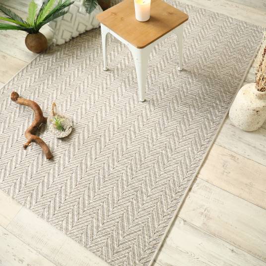 Decoweb - Tapis d'extérieur et d'intérieur - Dune - Chevrons - 160 x 230 cm - Decoweb - Image 2