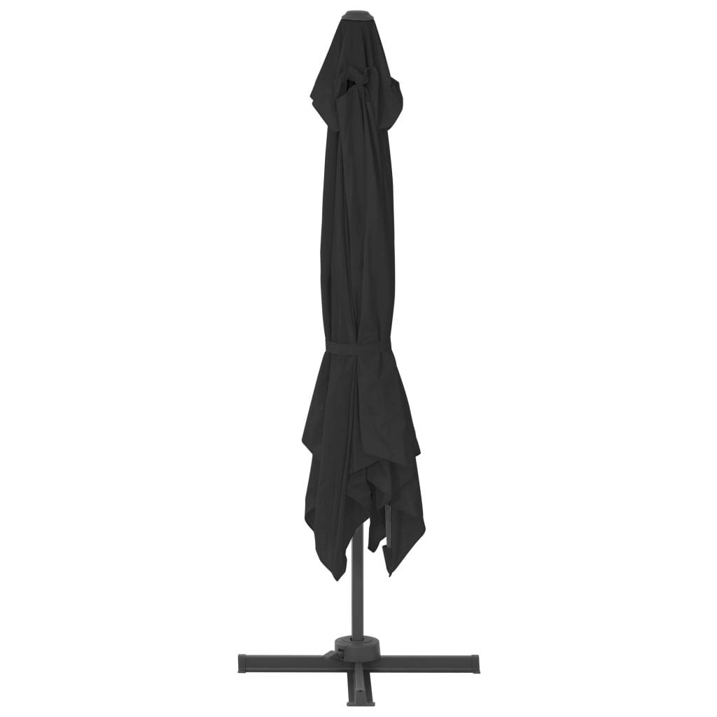 Parasol déporté aluminium anthracite 300 x 300 x 258 cm, Poids:20.14kg - PANGIVO - Image 5