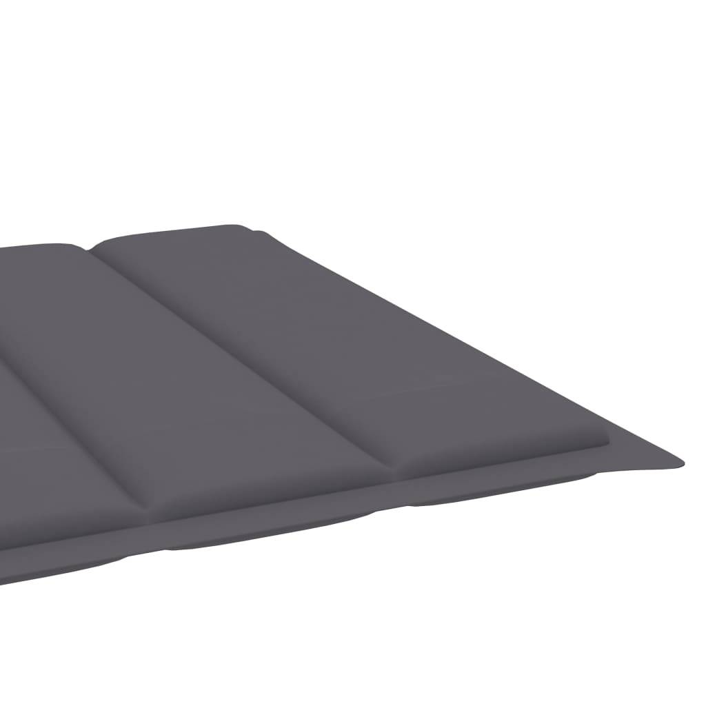 Helloshop26 - Transat chaise longue bain de soleil lit de jardin terrasse meuble d'extérieur pour 2 personnes avec coussins bambou - Image 9