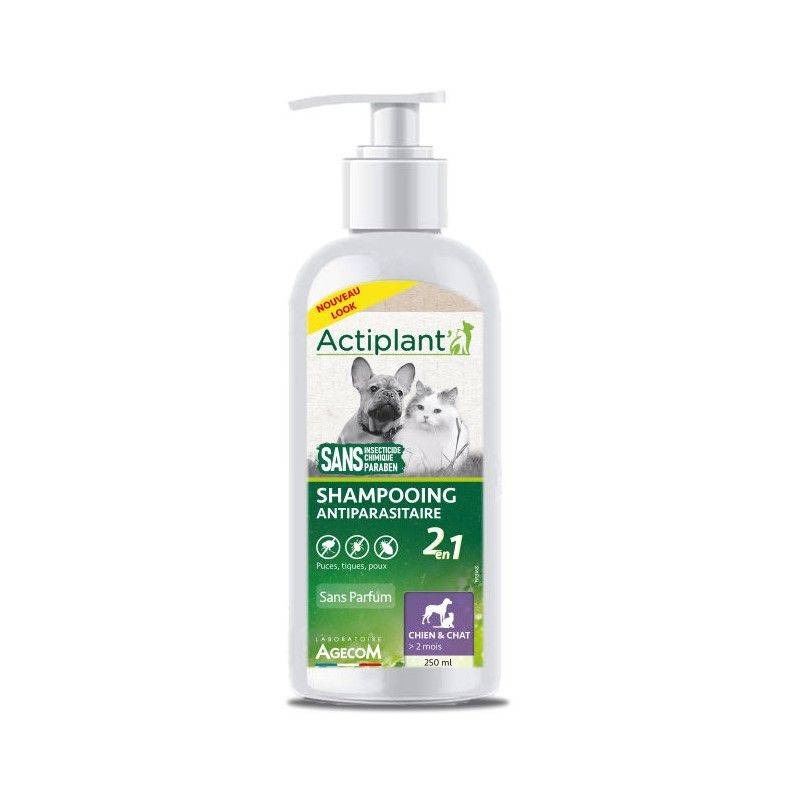 Shampooing 2 en 1 antiparasitaire  - Actiplant' - LABORATOIRE AGECOM 250