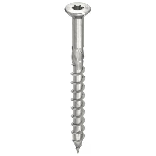 Vis HECO-Topix-Plus Inox pour terrasse - Ø5x70mm - Tête Fraisée bombée - Filetage sous tête - T20 - Boite de 200 - 61780 - Image 1