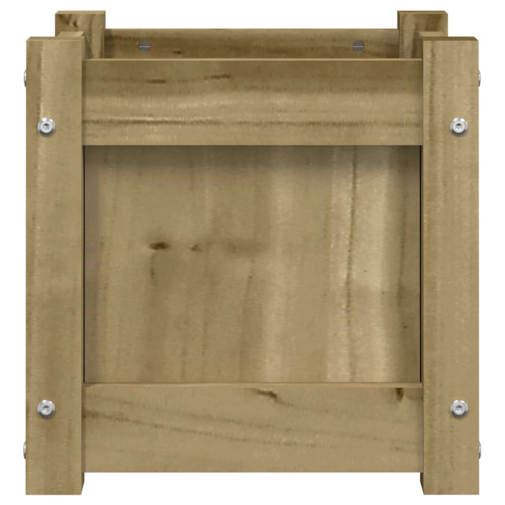 Maison Chic - Jardinière - Bac à Fleurs - Pot De Fleurs 31x31x31 cm bois de pin imprégné - Image 5