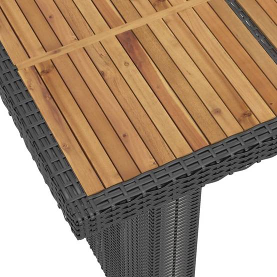 Vidaxl - Salon de jardin 11 pcs avec coussins résine tressée noir vidaXL 3059350 - Image 4