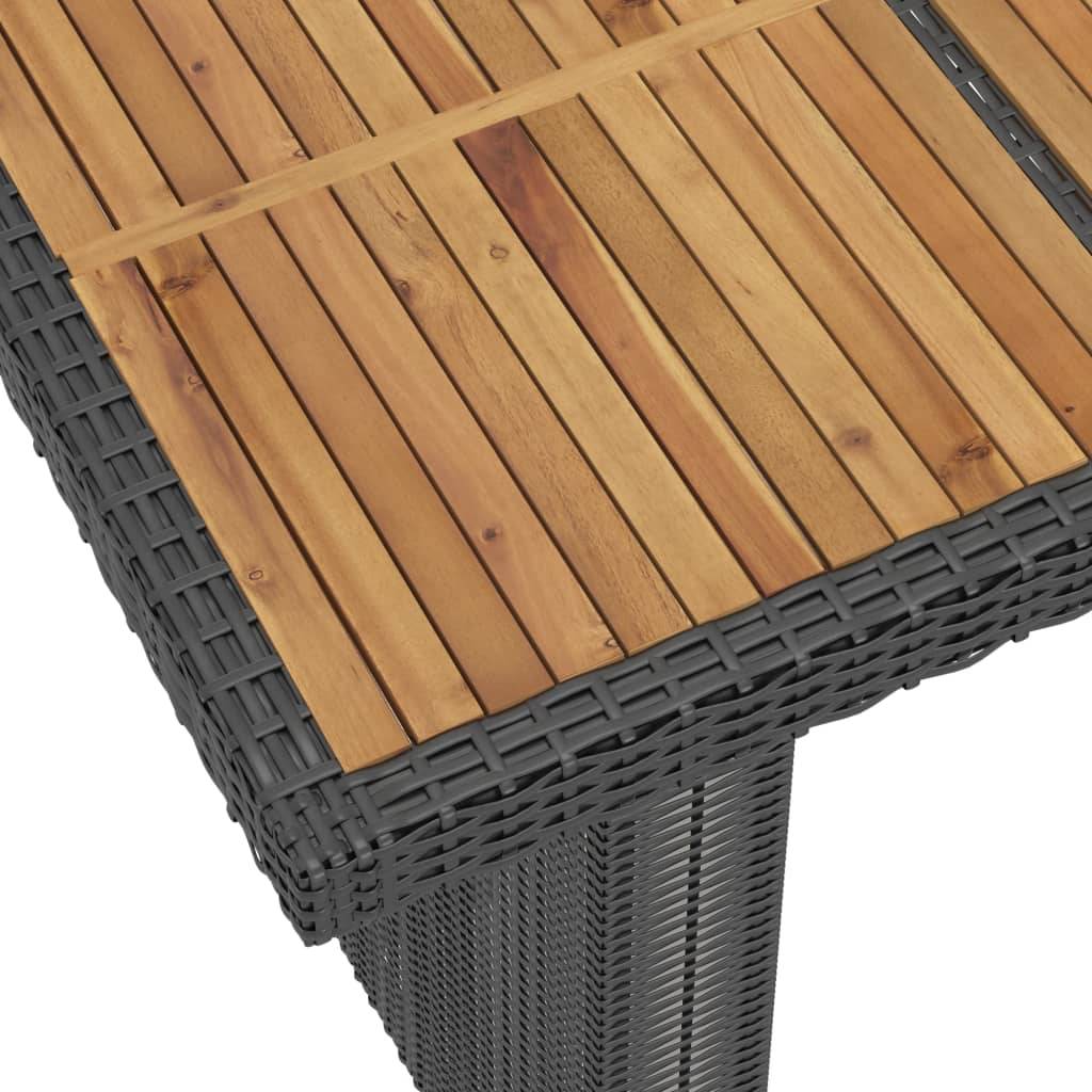 Vidaxl - Salon de jardin 11 pcs avec coussins résine tressée noir vidaXL 3059350 - Image 4