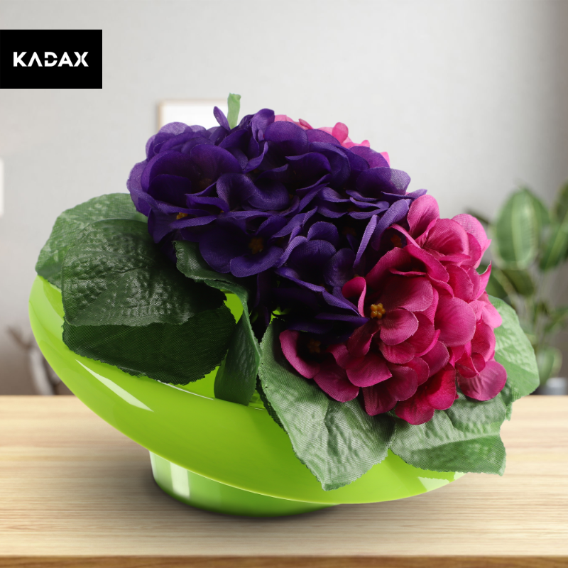 Ikebana Pot à Fleurs Vert 9cm - Composition Élégante Japonaise - Image 7