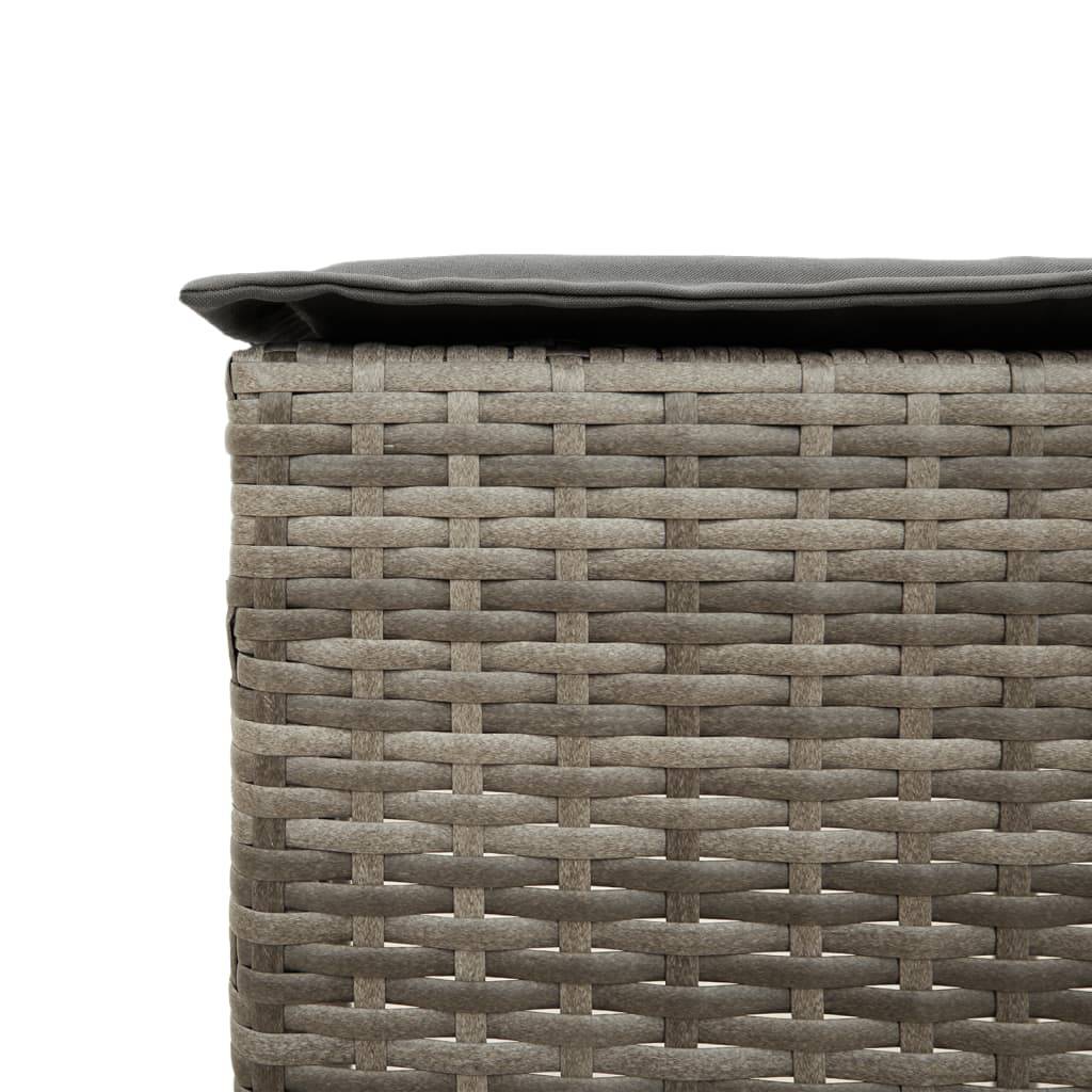 Prolenta Premium - Chaises de jardin rotin gris 40 x 40 x 76 cm - Prolenta premium p375.6 - Image 8