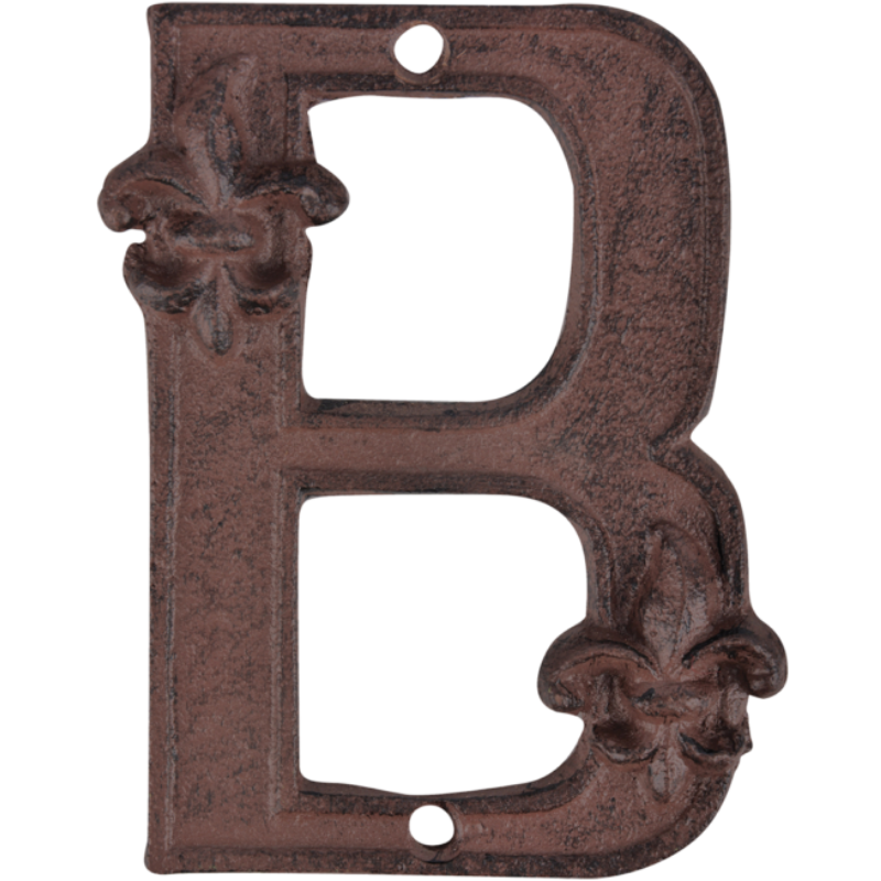 Esschert Design - Lettre de maison B en fonte - Esschert Design