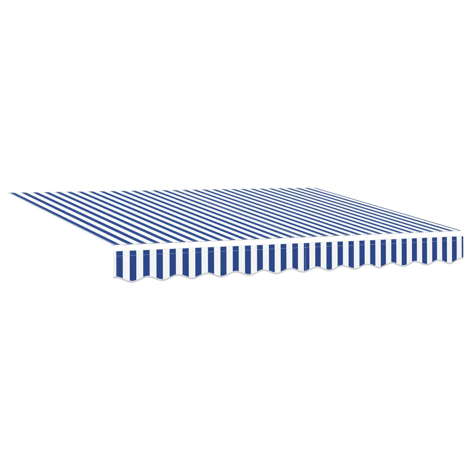 PANGIVO - Store rétractable électrique Polyester Bleu et Blanc 3 x 2,5 m, 3419930 - PANGIVO - Image 3