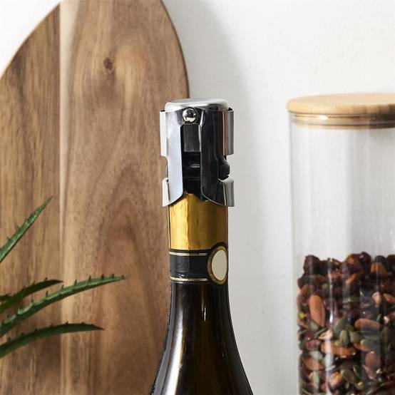 Cook Concept - Bouchon de Vin Inox "Effervescent" 5cm Argent - Image 4