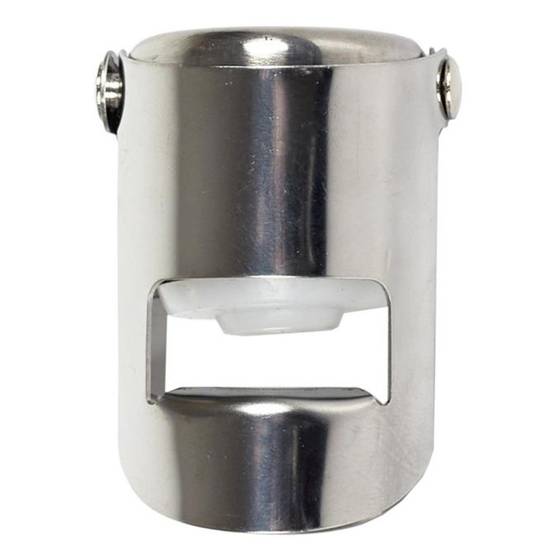 Cook Concept - Bouchon de Vin Inox "Effervescent" 5cm Argent - Image 1