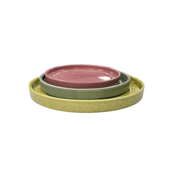 Soucoupe 42cm rose - Image 5
