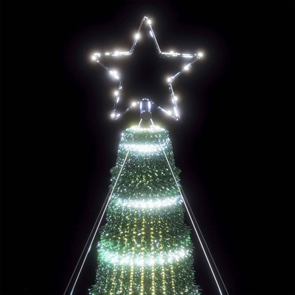 Sapin De Noël - Arbre de Noël lumineux conique 1028 LED blanc froid 403 cm - Image 10