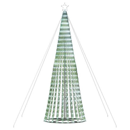 Sapin De Noël - Arbre de Noël lumineux conique 1028 LED blanc froid 403 cm - Image 5