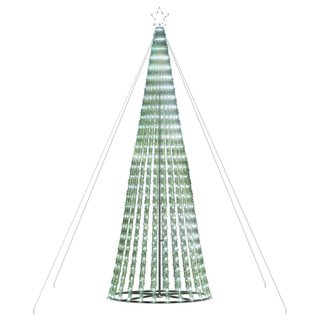 Sapin De Noël - Arbre de Noël lumineux conique 1028 LED blanc froid 403 cm - Image 5