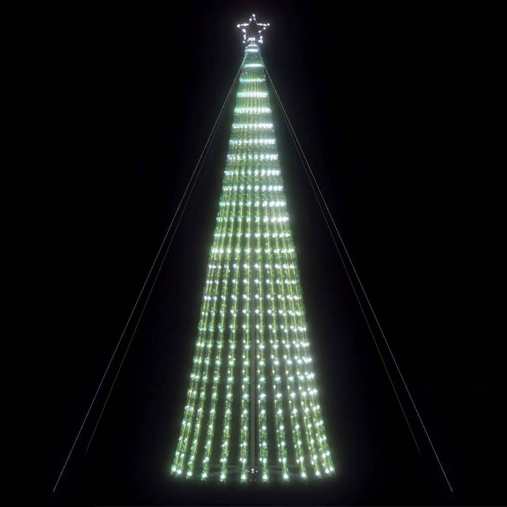 Sapin De Noël - Arbre de Noël lumineux conique 1028 LED blanc froid 403 cm - Image 2