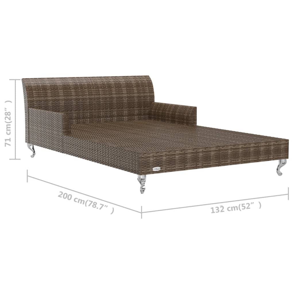 Prolenta Premium - Chaise longue pliante/transat Claire-Eléonore-Rose Crème 200 X 132 X 71 cm - P87209C - Image 4