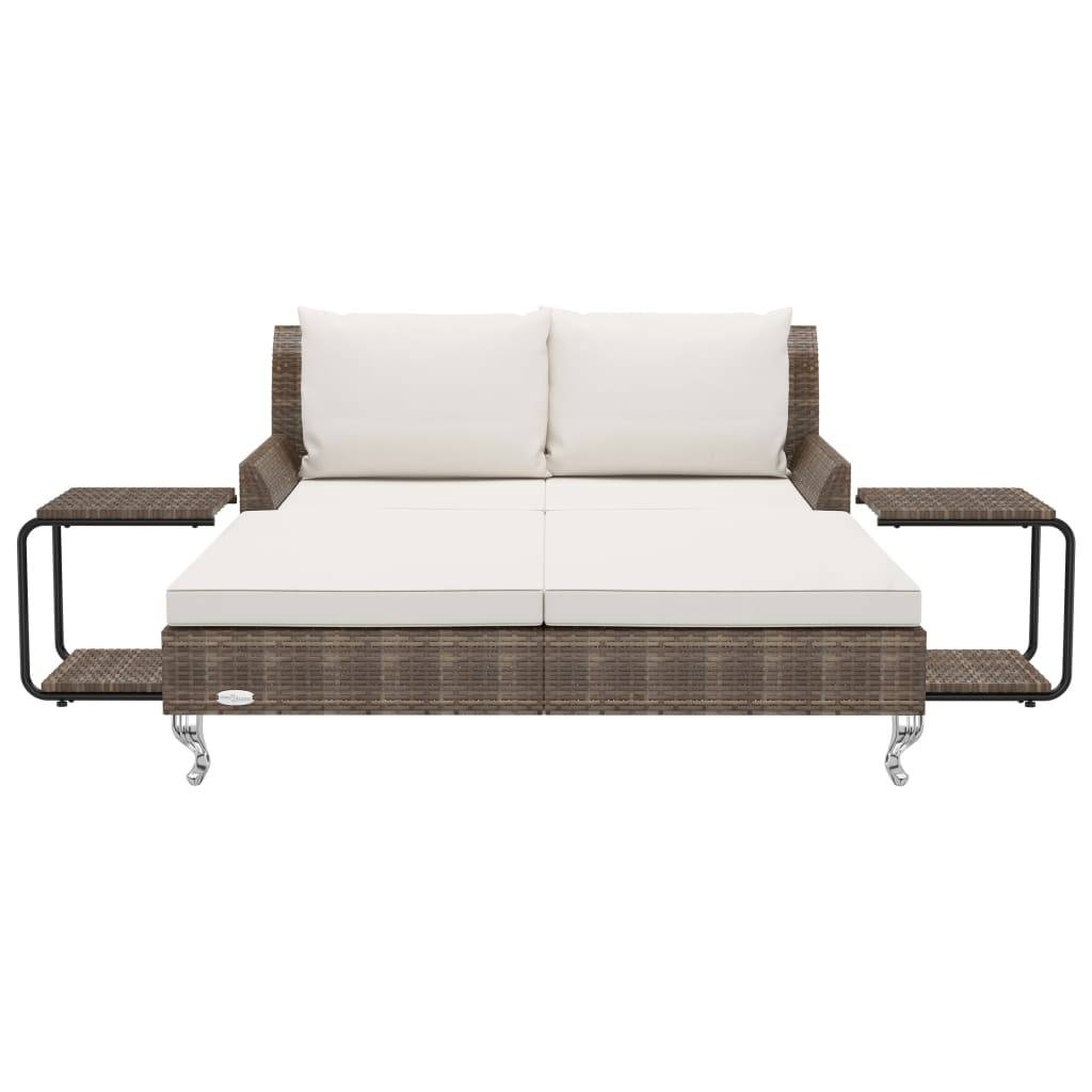 Prolenta Premium - Chaise longue pliante/transat Claire-Eléonore-Rose Crème 200 X 132 X 71 cm - P87209C - Image 1