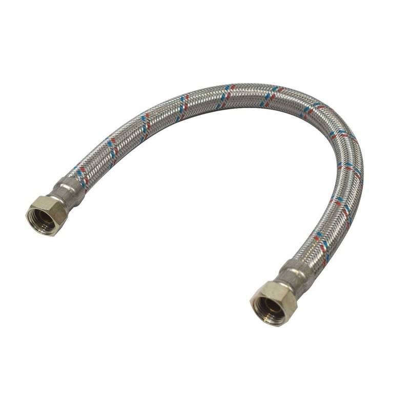 Flexible droit Ø13mm raccordement Femelle - Femelle 3/4'' Longueur 50cm - Image 4