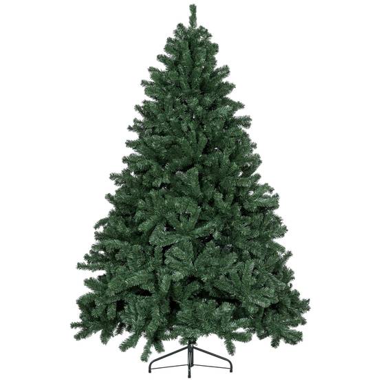 Sans Marque - Sapin Noël artificiel 210 cm support métal pliable 1674 branches réaliste - Image 2
