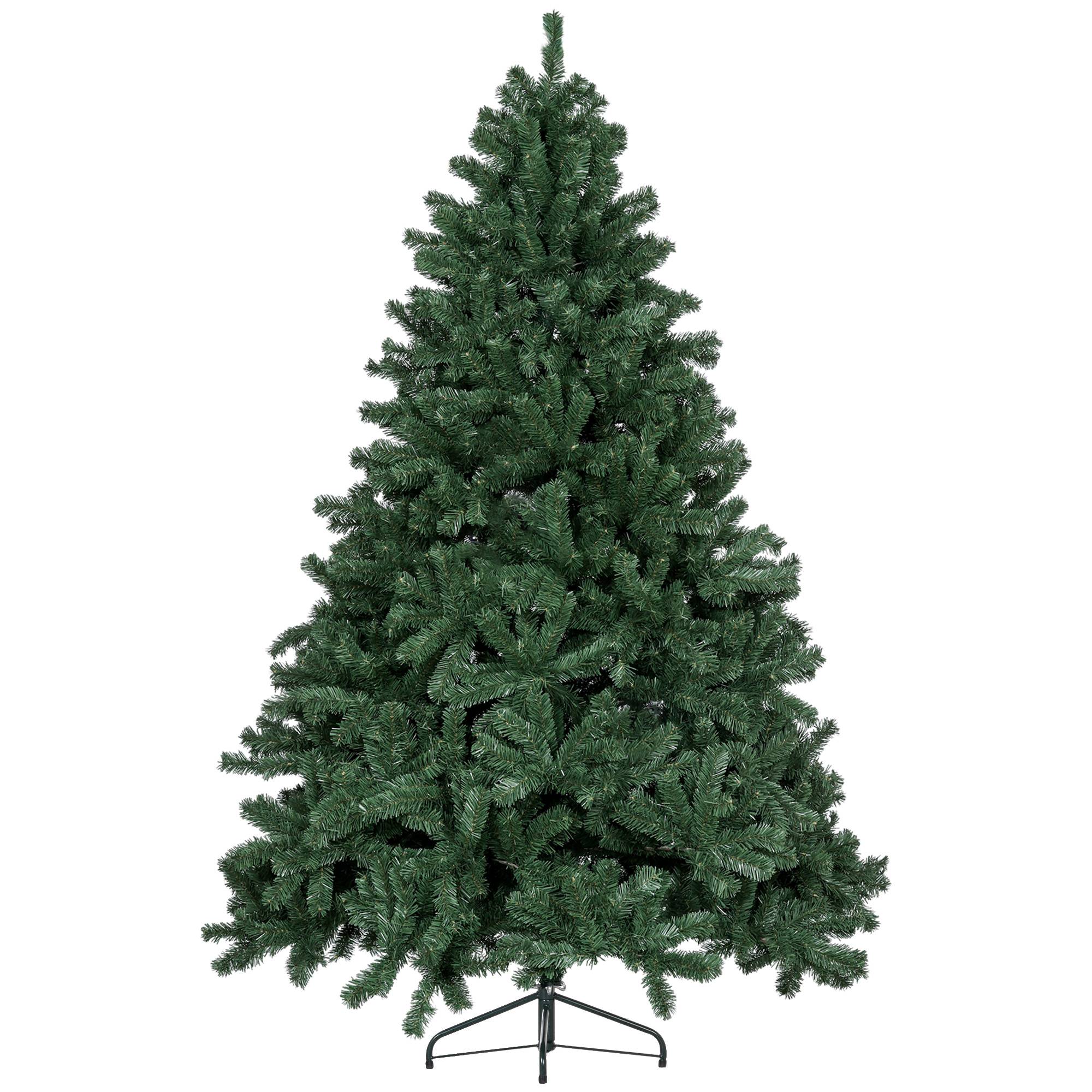 Sans Marque - Sapin Noël artificiel 210 cm support métal pliable 1674 branches réaliste - Image 2