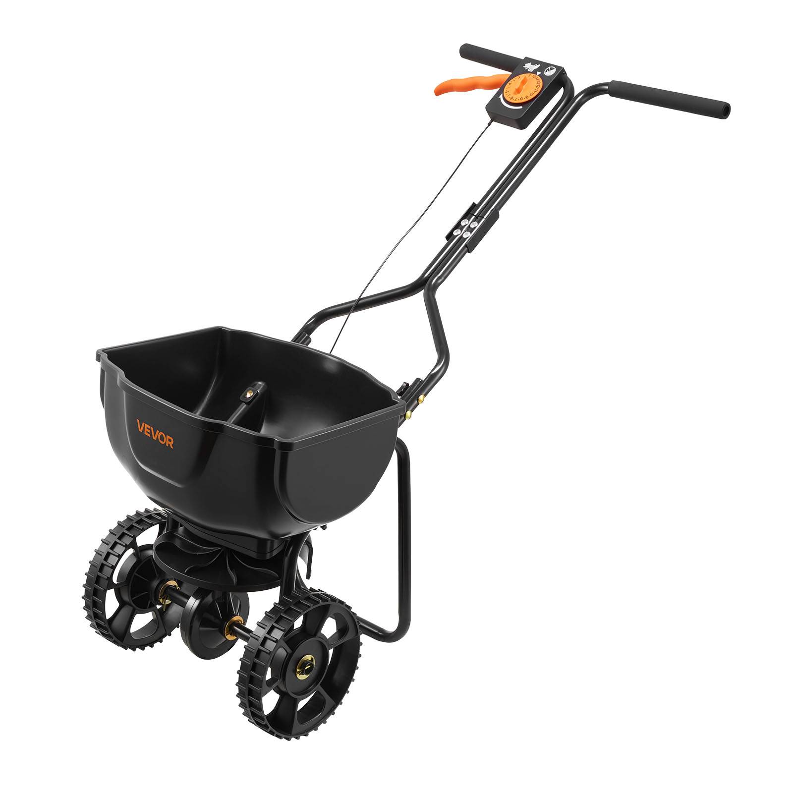 VEVOR Épandeur Engrais Semence Semoir à Pousser Capacité 6,8 kg Épandage 0-3 m - Image 1