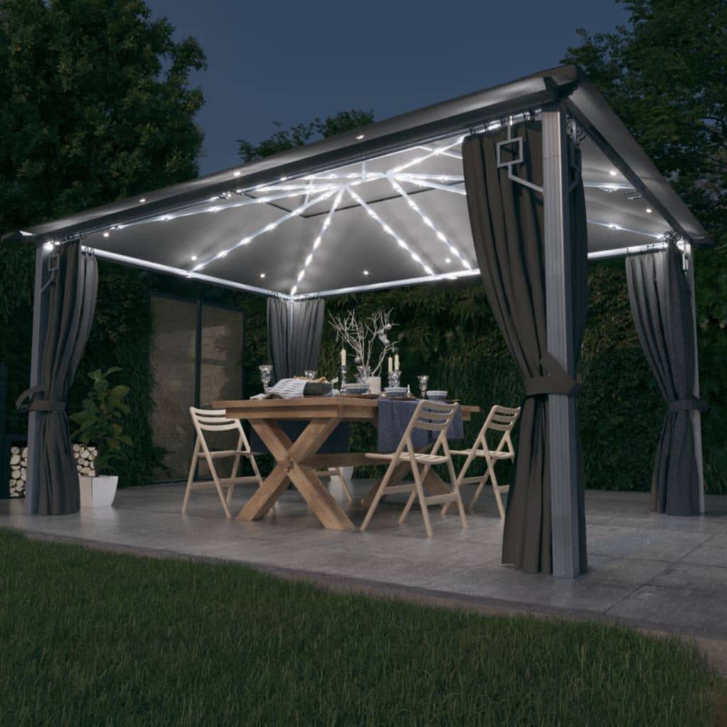 PANGIVO - Tonnelle aluminium anthracite 400 x 300 x 270 cm - PANGIVO - Image 1