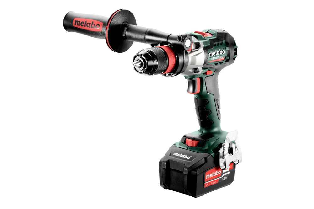 Metabo - Perceuse à percussion 18 V SB 18 LTX BL Q I - 2 x 5,2 Ah Li-Power, ASC 55, coffret Metabox