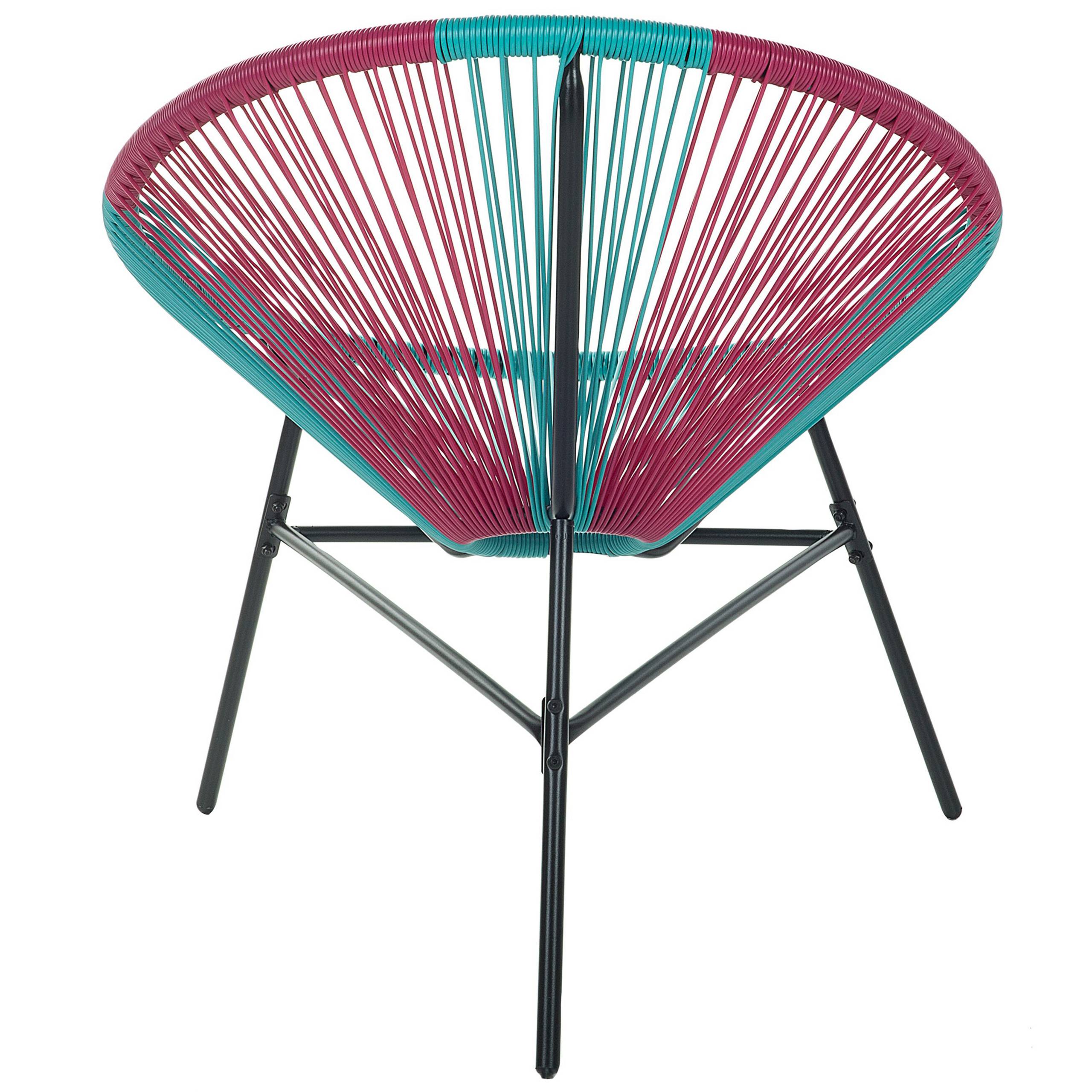 Beliani - Fauteuil coin lecture Polyrotin Turquoise ACAPULCO - Beliani - Image 7