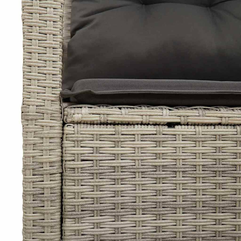 Salon de Jardin 2 Pièces en Polyrotin Gris – Canapés avec Coussins Déperlants pour Terrasse Moderne – Haute Qualité – ComfortXL Outdoor Living - Image 7