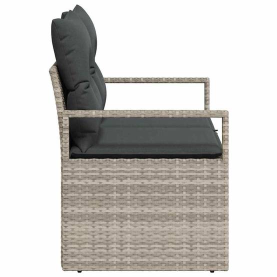 Salon de Jardin 2 Pièces en Polyrotin Gris – Canapés avec Coussins Déperlants pour Terrasse Moderne – Haute Qualité – ComfortXL Outdoor Living - Image 6