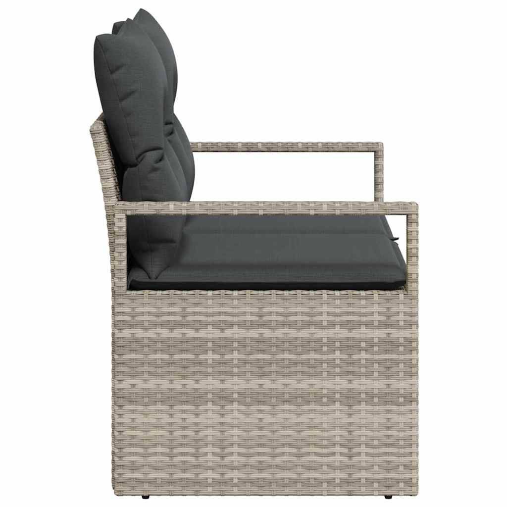 Salon de Jardin 2 Pièces en Polyrotin Gris – Canapés avec Coussins Déperlants pour Terrasse Moderne – Haute Qualité – ComfortXL Outdoor Living - Image 6
