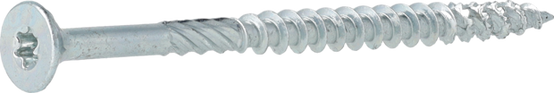 Vis bois SENCO AR+ -Tête Fraisée - Zinc clair - Empreinte T30 - 6,0x50mm - Filetage Partiel - 31048060050 - Image 2