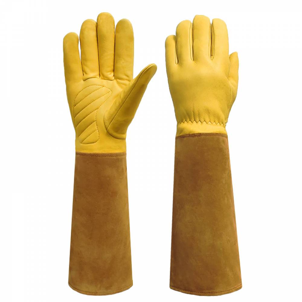 Gants de protection RONCIER épines et ronces - Taille 11.5cm - Brun-Lytech - Image 2
