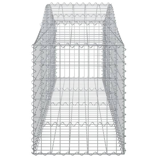 Vidaxl - Paniers à gabions arqués 8 pcs 200x50x60/80 cm Fer galvanisé vidaXL 3145604 - Image 6