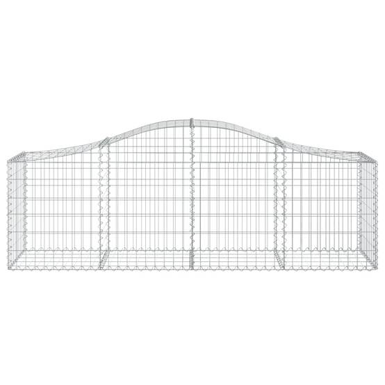 Vidaxl - Paniers à gabions arqués 8 pcs 200x50x60/80 cm Fer galvanisé vidaXL 3145604 - Image 5