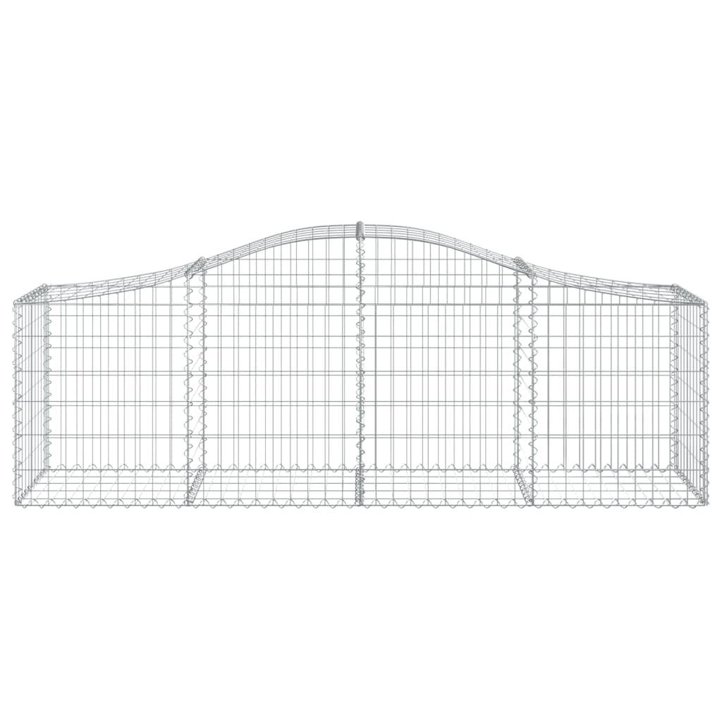 Vidaxl - Paniers à gabions arqués 8 pcs 200x50x60/80 cm Fer galvanisé vidaXL 3145604 - Image 5