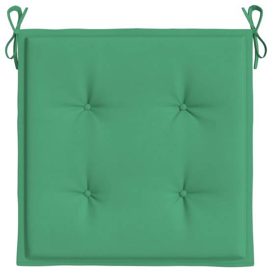 Coussins de chaise de jardin tissu Oxford vert 50 x 50 x 4 cm - PANGIVO - Image 6