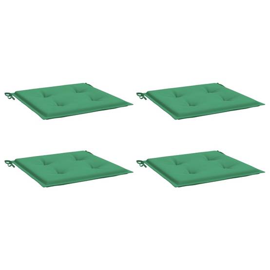Coussins de chaise de jardin tissu Oxford vert 50 x 50 x 4 cm - PANGIVO - Image 3