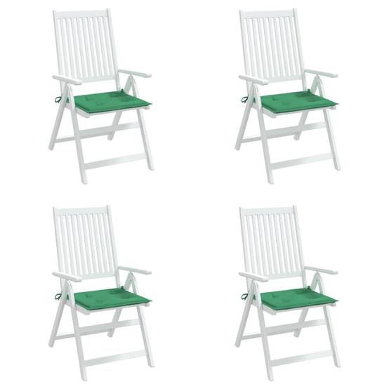 Coussins de chaise de jardin tissu Oxford vert 50 x 50 x 4 cm - PANGIVO - Image 4