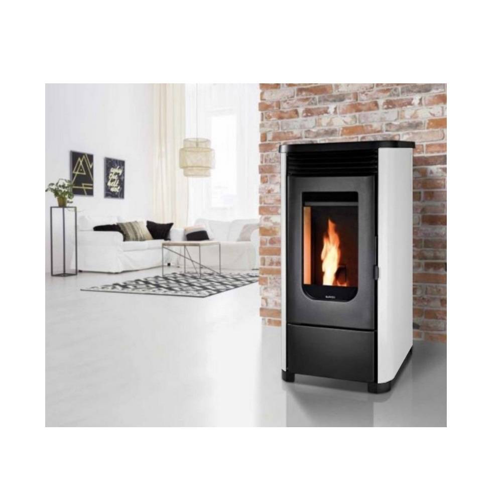 Supra - Poêle à granulés 8kw blanc 117331 Supra - Image 2