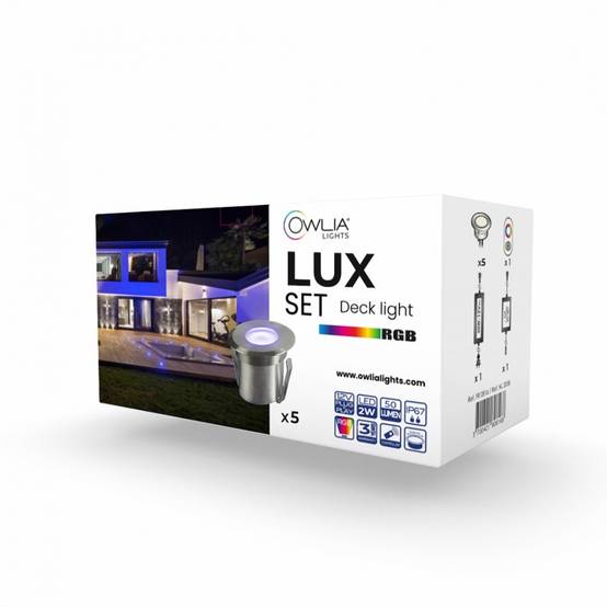 Decklinea - 5 Spots LED LUX RGB - Transformateur 30W - 50 000 Heures de Durée de Vie Moyenne - PLUG and PLAY - Garantie 3 ans - Image 5