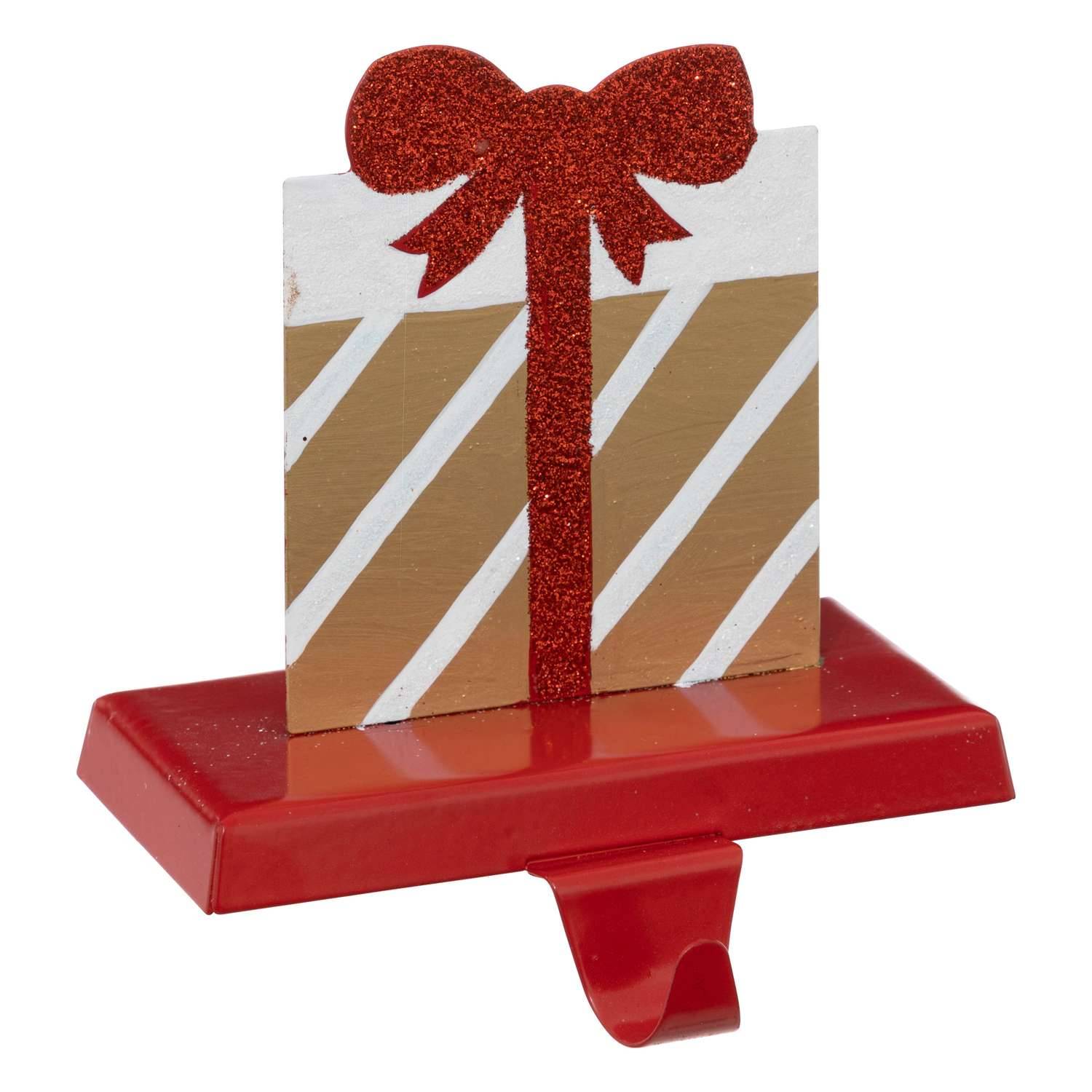Porte chaussette de Noël Cadeau - Rouge - Atmosphera - Image 1
