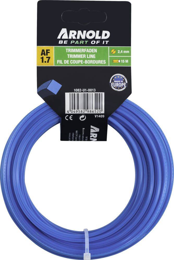 Arnold - Fil de coupe-bordure carré en nylon 2,4 mm × 15 m Arnold