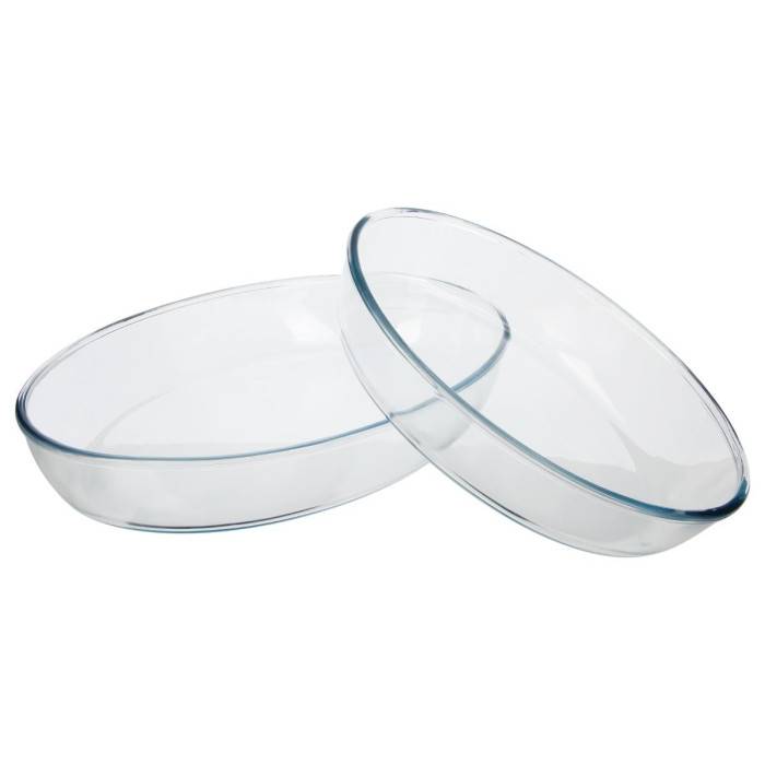 pasabahce - Lot de 2 plats ovales 26+35 cm - Image 1