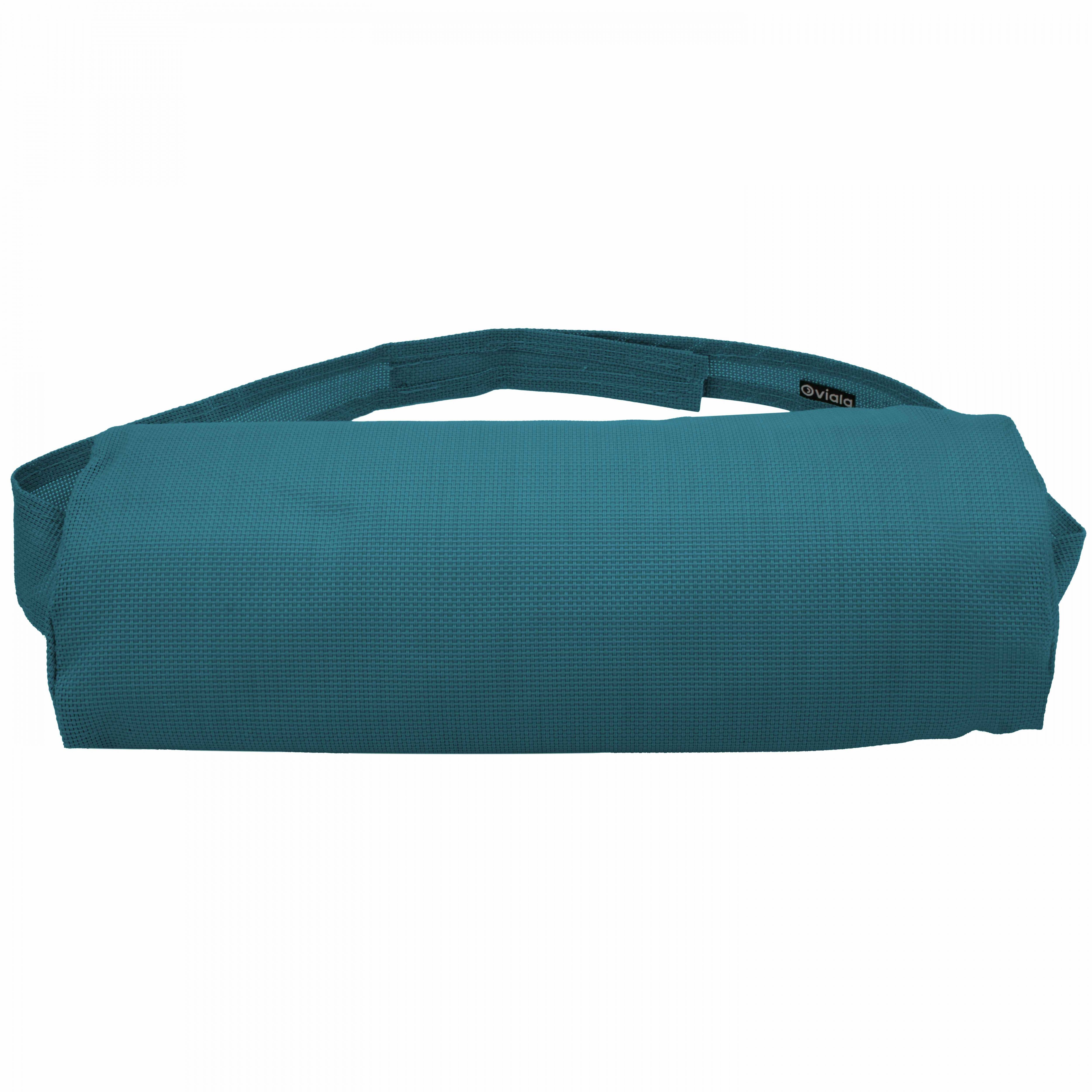 Oviala - Lot de 2 repose-têtes pour bain de soleil textilène bleu pacific Kildy - Oviala - Image 3